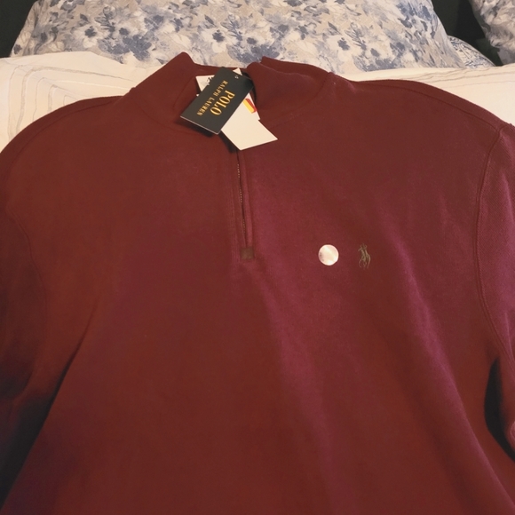 POLO RALPH LAUREN Men's Classic Estate-Rib Quarter-Zip Pullover Sweater Top XL - Picture 5 of 7